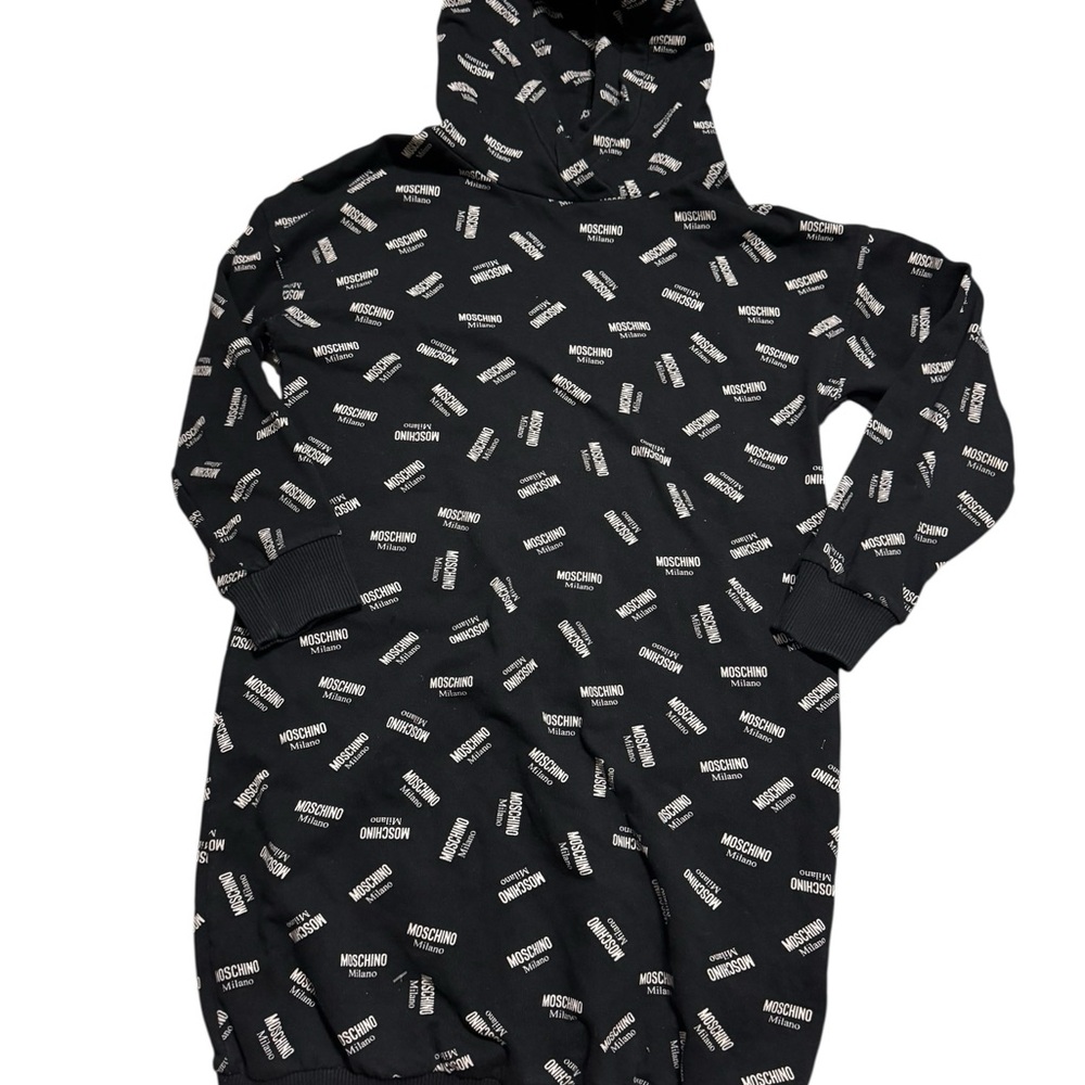 Monogram Moschino Milano Dress in Black and White print
